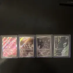 Nintendo Pokemon TCG Holo 4 Card Lot - Mew & Mr. Mime - English - Standard Size - Image 1