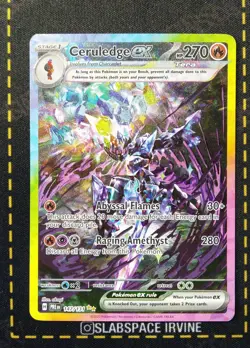 2025 POKEMON PRISMATIC EVOLUTIONS SPECIAL ILLUSTRATION RARE CERULEDGE EX - Image 1