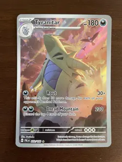 Tyranitar 222/193 - SV02: Paldea Evolved (PAL) - Pokemon TCG - NM - Image 1