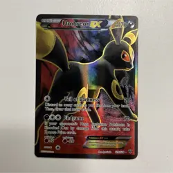 Pokemon Umbreon EX Full Art 170 HP Fates Collide 119/124 Ultra Rare Holo - Image 1
