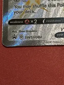 2021 Pokemon - Black Star Promo - Eldegross V - Sword & Shield - SWSH084 - Image 2