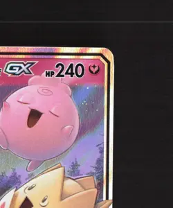 Togepi & Cleffa & Igglybuff GX 143/236 Cosmic Eclipse Ultra Rare Pokemon Card NM - Image 4