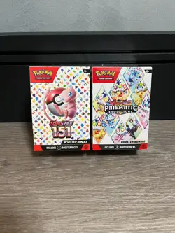 🌟 Pokemon TCG: Scarlet & Violet 151 & Prismatic Booster Bundle. 1 Each. New✅ - Image 1