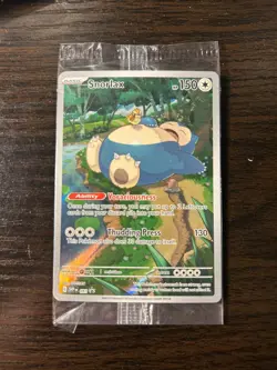 Pokemon Card - Snorlax Sealed Scarlet & Violet Promo Cards 051 Promo NM - Image 1