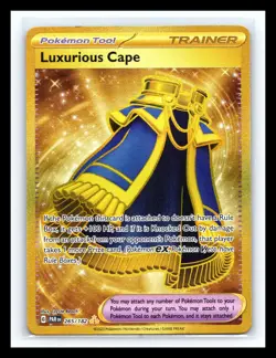 💥 Pokemon TCG Luxurious Cape Paradox Rift 265/182 Holo Hyper Rare Gold - Image 1