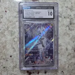 Pokemon N's Reshiram Holo 109/100 Sv9 Battle Partners Japanese CGC 10 Art Rare - Image 1