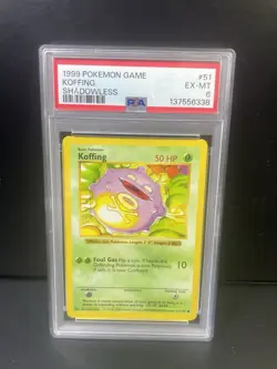 PSA 6 - 1999 Pokemon Koffing Shadowless Base set #51 - Image 1