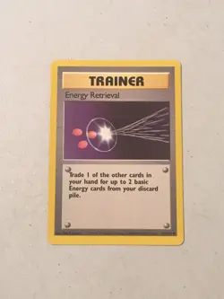 Pokemon TCG 1999 WOTC Base Set Trading Card -- Trainer Energy Retrieval 81/102 - Image 1
