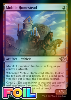 x1 Mobile Homestead OTJ MTG 245 FOIL UNCOMMON M/NM 1x - Image 1