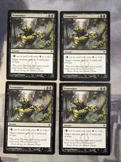4x Dismember- New Phyrexia- NM- Mtg Magic The Gathering- Playset - Image 1