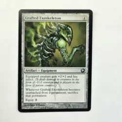 MTG Grafted Exoskeleton Scars of Mirrodin NM - Image 3