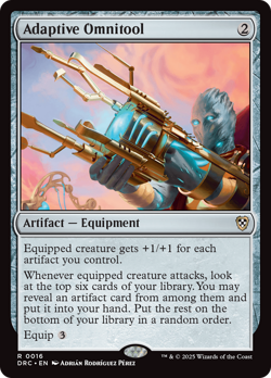 Adaptive Omnitool [Aetherdrift Commander] Magic MTG - Image 1