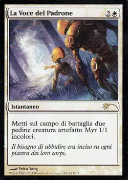 MTG 4 x la Voce del Padrone - Promo - FOIL - DCI - FNM - MTG - ITA - MINT NUOVO - Image 1
