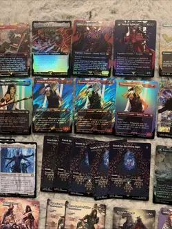 Magic The Gathering High End Final Fantasy Lot! Rares! Mythics, Surgefoils! LOOK - Image 5