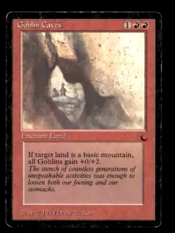 Goblin Caves LP Light Play The Dark MTG [6701] - Image 1