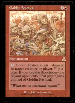 Goblin Festival LP Light Play Urza's Destiny MTG [11583] - Image 1