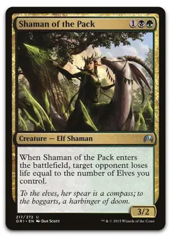 Shaman of the Pack #217 (NM) Magic Origins ORI Magic MTG - Image 1