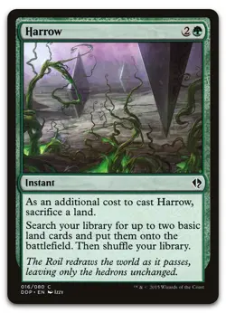 Harrow #16 (NM) Zendikar vs. Eldrazi DDP Magic MTG - Image 1