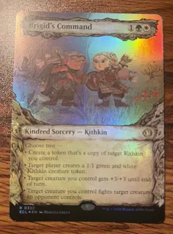Brigid's Command (Showcase) Foil MTG Lorwyn Eclipsed 332 ECL NM X1 - Image 1