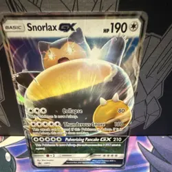 Pokemon Snorlax GX SM05 Promo Holo Basic 190 HP GX Attack English - Image 1