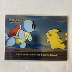Pokemon Tv Animation Series 2 EP12 Here Comes the Squirtle Squad Holo NM/LP - Image 1