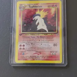 Pokemon Typhlosion 18/111 Neo Genesis 1st Edition Holo Rare 100 HP English Card - Image 1