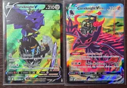 Pokemon Cards Lot (Corviknight V & Vmax - Alt Art Trainer Gallery - Silver Temp) - Image 1