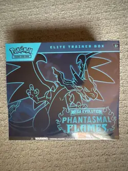 Pokemon x1 Phantasmal Flames (ME02) Elite Trainer Box ETB Factory Sealed - Image 1