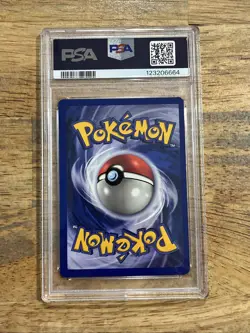 GRADED PSA 8 1999 Pokemon Fossil Mysterious Fossil #62 - Image 2