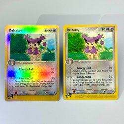 Pokemon Delcatty 29/109 EX Ruby & Sapphire Reverse Holo E-Reader - LP (Lot of 2) - Image 1