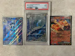 Pokemon 151 Lot Of 3 Poliwhirl, Charizard, Dragonair - Image 1