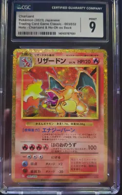 Charizard 003/032 Pokemon TCG Classic: Charizard Holo (Japanese) CGC 9 - Image 1