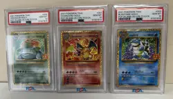 PSA 10 Pokemon 25th Anniversary Charizard Blastoise Venusaur Sequential Thai - Image 1