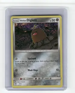 Alolan Diglett McDonald's Promos 2017 Promo,Holo Pokemon Near Mint or Better - Image 1