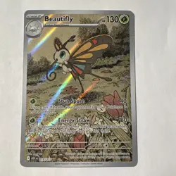 Pokemon TCG Beautifly ASC EN 219/217 Stage 2 130HP Holo Card Nintendo English - Image 1