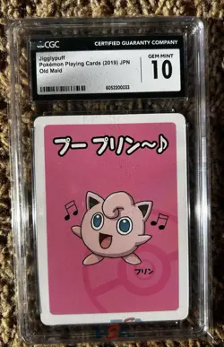 CGC 10 Jigglypuff Old Maid 2019 Japanese Pokemon Card - Image 3