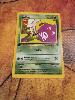 1st Edition Koffing | Team Rocket 58/82 | Vintage WOTC Pokemon - Image 1