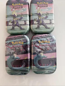 ✅Pokemon TCG Lot of 4 Galar Power C23 Mini Tins - New Sealed - Image 1