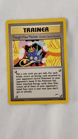 Pokemon 2000 TCG Trainer Card #96/105. Thought Wave Machine. Non Holo. - Image 4