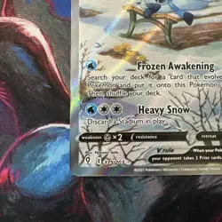 Pokemon TCG Glaceon V Alt Full Art 175/203 SWSH07: Evolving Skies - Image 2