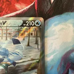 Pokemon TCG Glaceon V Alt Full Art 175/203 SWSH07: Evolving Skies - Image 4