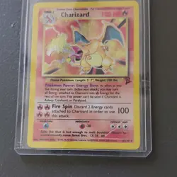 Pokemon Charizard 004/130 Base Set 2 Holo Rare 120 HP English Card - Image 1