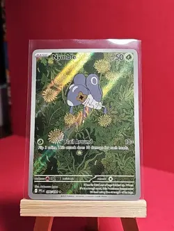 Nymble 96/094 Illustration Rare Full Art Holo Phantasmal Flames Pokemon TCG NM - Image 3
