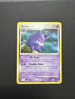 Pokemon TCG - Gengar 27/130 Diamond & Pearl Non-Holo Rare Card LP - Image 1