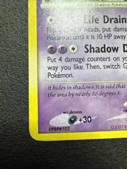 Pokemon TCG - Gengar 27/130 Diamond & Pearl Non-Holo Rare Card LP - Image 5