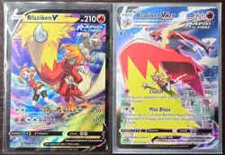 Pokemon Cards Lot (Blaziken V & Vmax - Alt art Trainer Gallery - Silver Tempest) - Image 1