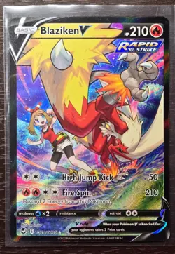 Pokemon Cards Lot (Blaziken V & Vmax - Alt art Trainer Gallery - Silver Tempest) - Image 2