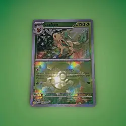 Leafeon (Poke Ball) 005/131 Holo Rare SV: Prismatic Evolutions NM Engish Pokemon - Image 1