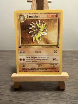 Sandslash | 41/62 | Fossil | 1st Edition | Pokemon Card | Wotc - Image 1