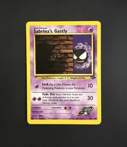 Sabrina's Gastly 96/132 Gym Challenge Pokemon Card - Image 1